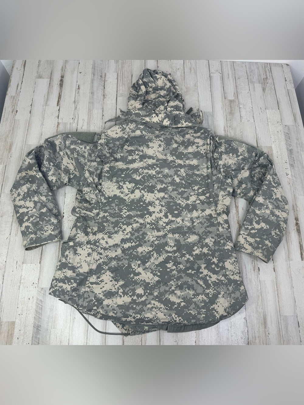USGI ACU Camouflage M65 Field Jacket Cold Weather Coat Medium Long - Picture 11 of 14